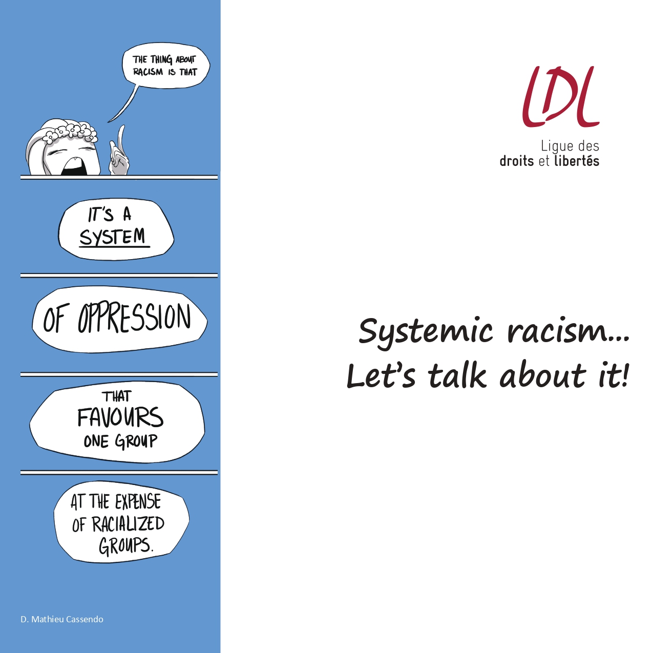 image de la brochure Systemic racism